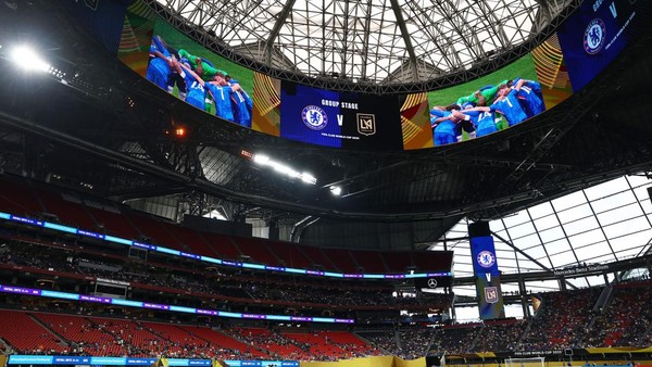 kursi kosong Chelsea vs LAFC